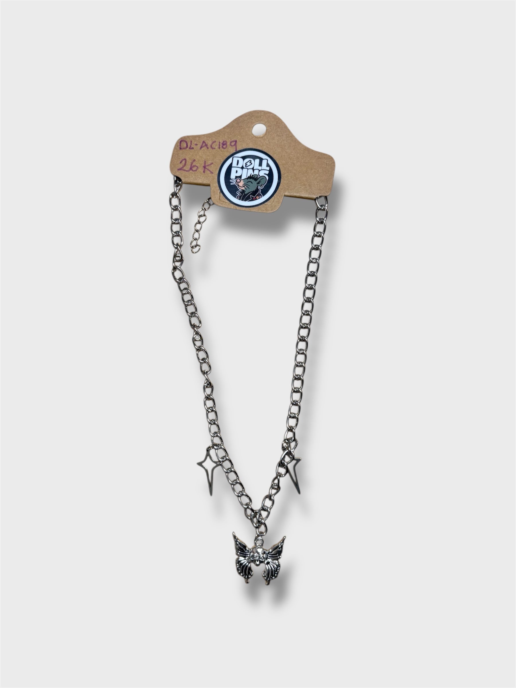 CALAVERA MARIPOSA METÁLICO