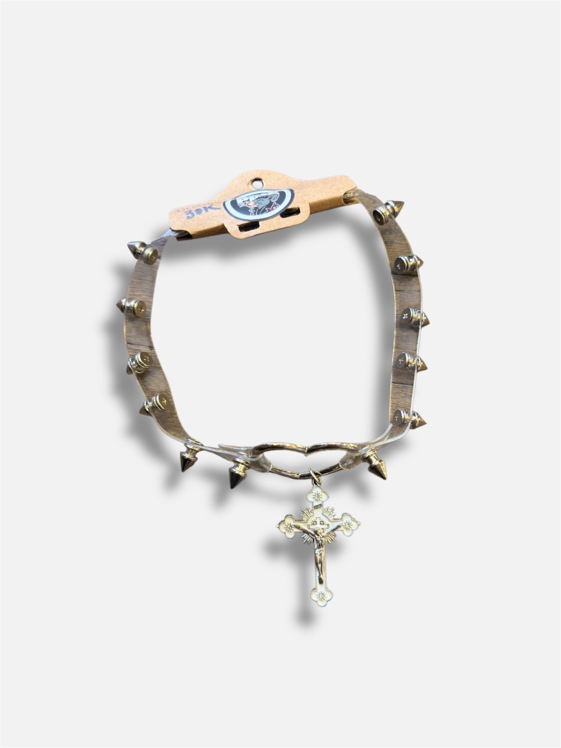 CHOKER TRANSPARENTE CRUZ